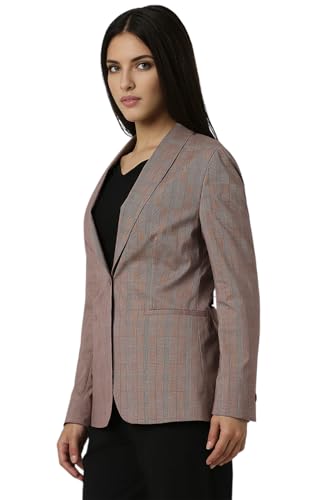 Van Heusen Women's Blazer (VWBZFRGP798299_Brown