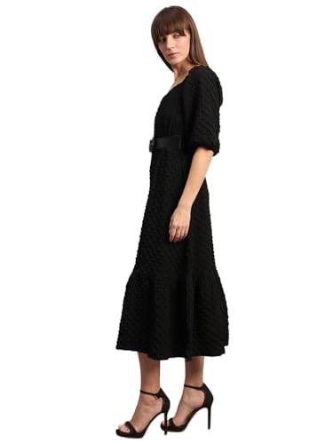 VERO MODA Women's A-Line Black Dress