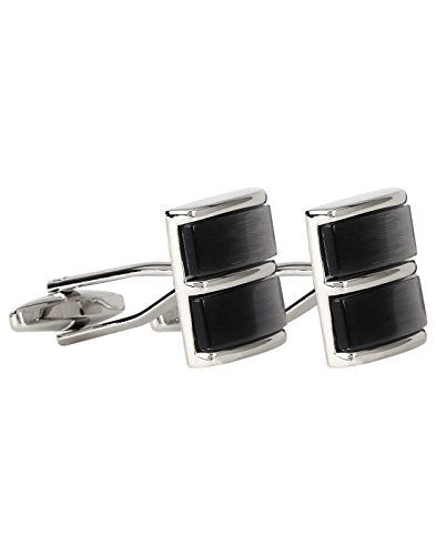 Peluche Cat's Eye Stone Cufflinks for Men