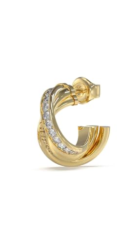 GUESS Perfect Gold-Plated Stainless Steel Earrings For Women | Hypoallergenic | Lightweight & Durable | Perfect For Gifting