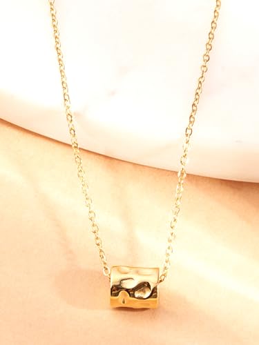 PALMONAS Vintage Lock Charm Necklace for Women - Waterproof & Anti-Tarnish Jewellery, Gift For Girls & Women