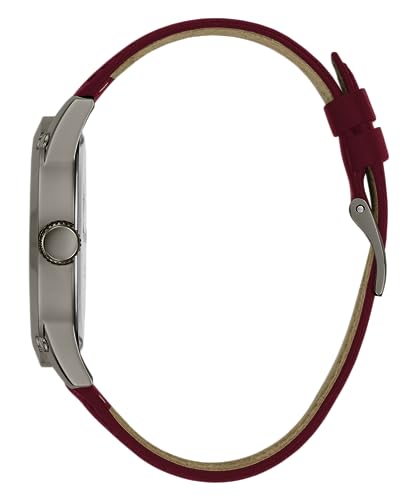 GUESS Men Gunmetal Round Stainless Steel Dial Analog Watch- GW0628G4