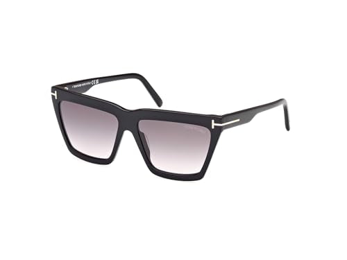 Tom Ford EDEN FT 1110 Black/Smoke Shaded 56/14/140 women Sunglasses