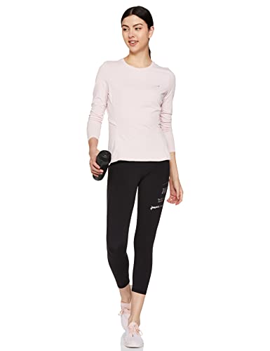 Van Heusen Women Proactive Elite Snug Fit Snug Fit 7/8th Leggings - High Stretch, Moisture Wicking_88309_Black_M