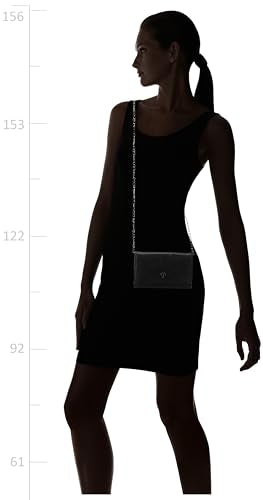 Caprese womens DELMI C Medium BLACK Clutch