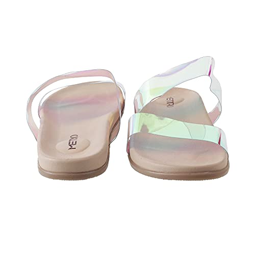 Metro Womens Synthetic Beige Slip Ons (Size (7 UK (40 EU))