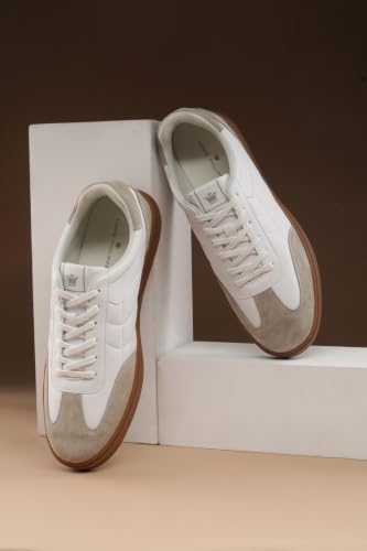 Louis Philippe_Mens_Casual_Off White & Light Grey_Sneakers_LYSSNSSFL10249_40