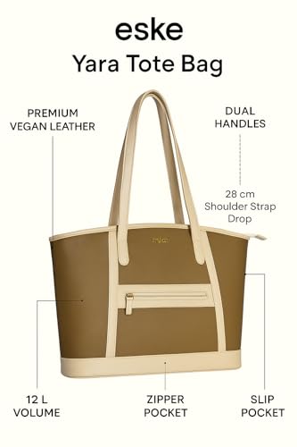 eske Yara Vegan Leather Tote Bag For Women