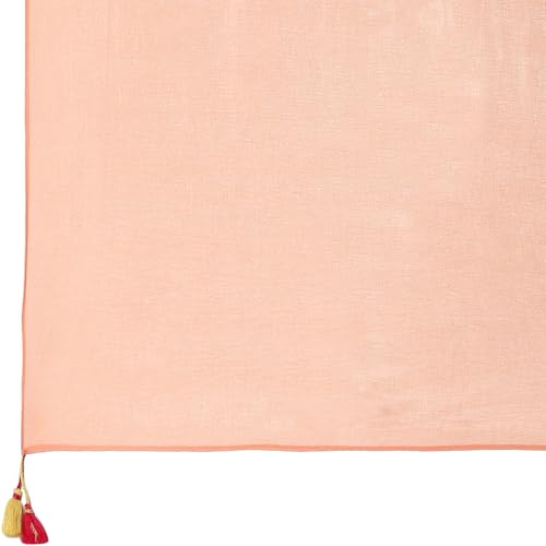 Rangriti Women's Cotton Blend Kurta Set (RTRZ20509SS25PCH_Peach
