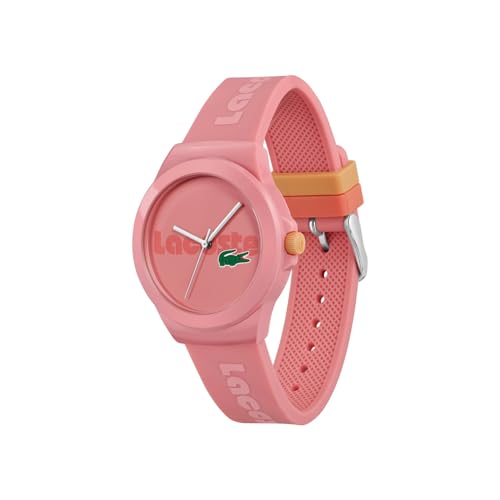 Lacoste Neocroc Qtz Basic Pink Round Dial Women's Watch|Silicone Material|Multi Color Band - 2020154