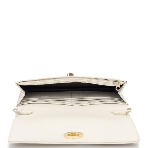 Da Milano Premium Leather Wallet for Women | Multi Compartment Travel Wallet - Marshmallow White