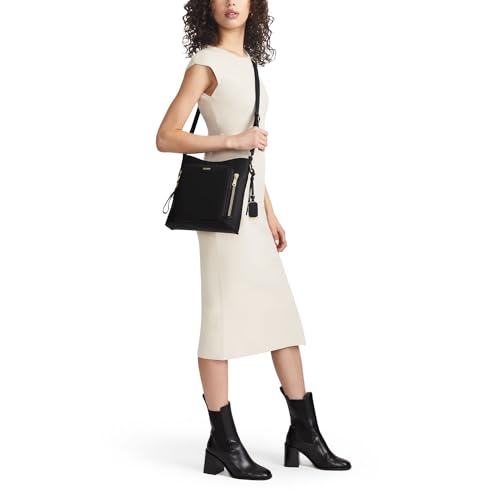 TUMI - Voyageur Tyler Crossbody - Nylon Crossbody Bag - Business, Travel Bag - Stain, Water-Resistant - Stylish Purse, Black/Gunmetal, One Size, Voyageur Tyler Crossbody