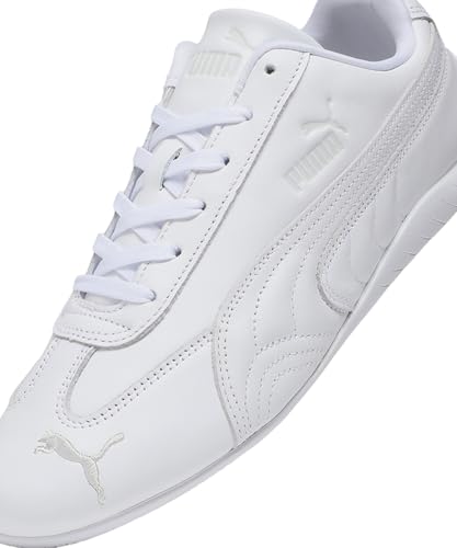 PUMA | Speedcat Full Leather Sneakers | White-Feather Gray | 11UK
