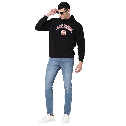 Lee Mens Black Graphic Sweatshirts