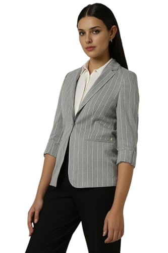 Van Heusen Women's Blazer (VWBZFRGPK82589_Grey