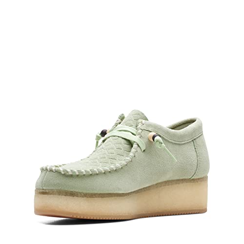 Clarks Women's Pale Green Casual Lace up (26165848) UK-4