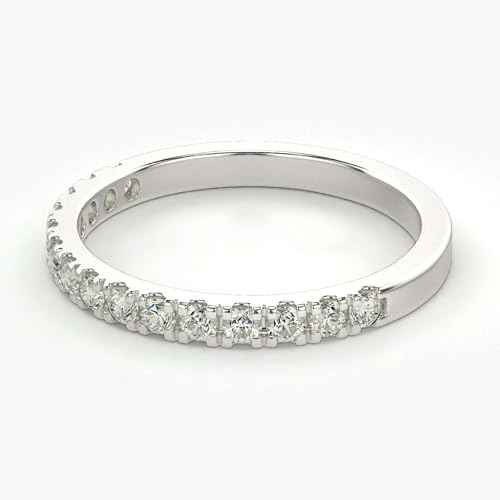 VALANOVA Sterling Silver & Certified Lab Grown Diamond 0.45cts | Ring For Women/Girls | Stylish & Elegant | VGR0336 | Ring Size: 10