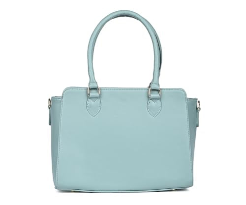 LOUIS STITCH Green Stylish Handbag for Women | Multi Pocket Ladies Satchel Sling Handbag for Travel, Office, College