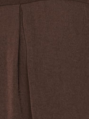 Max Women Crinkled Regular Fit Shirt (Brown_3XL)