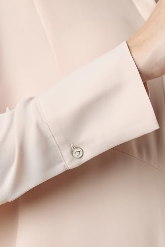 Women Pink Solid Long Sleeves Shirt