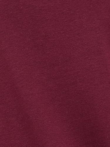 Max URB_N Women Oversized Printed T-Shirt (Red_M)