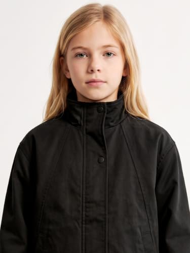 Monte Carlo Womens Regular Fit Full Sleeve Solid Collared Winter Crop Jacket Black Xxl (Pack Of 1)