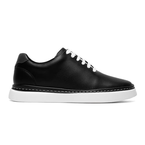 LOUIS STITCH Play Men's Egyptian Black Fashion Sneakers for Men All Day Comfortable Wear (SNK-FSD) (Size- 6 UK)