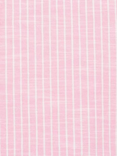 Max Women Striped Oversized Shirt (Pink_3XL)