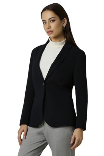Van Heusen Women's Blazer (VWKZFRGPT79008_Navy