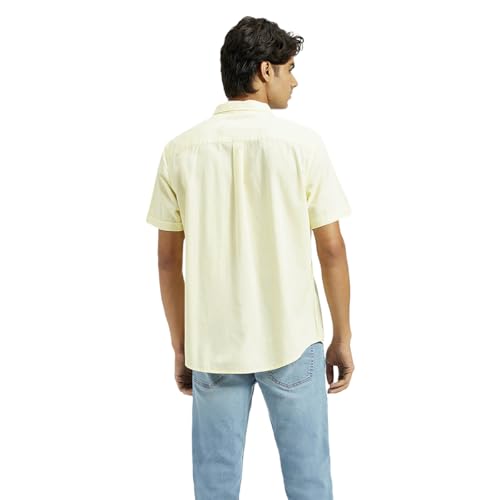 Levi's Men's Regular Fit Shirt (32908-0366_Yellow