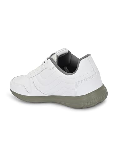 OFF LIMITS Men EON Casual Sneakers, Off White/D. Grey, UK 10