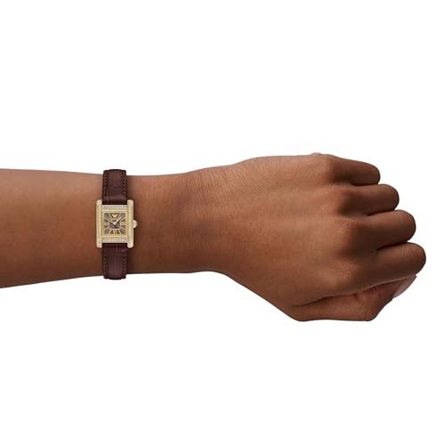 Emporio Armani Brown Quartz Leather Watch AR11705