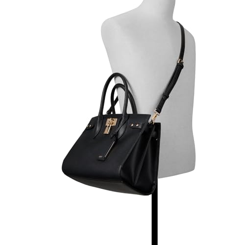 Aldo Women's JACKIETOTE Satchel Bag, Black