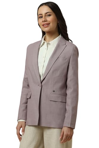 Allen Solly Women's Blazer (AHBZARGH434467_Lilac