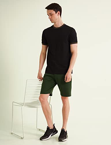 DAMENSCH Men's Regular Shorts (Dam-FSHT-RLN-XL_Green_XL)