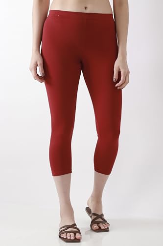 Biba Women Maroon Skinny Legging_XL
