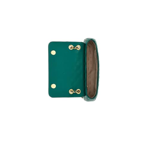 GUESS Women's Green Quilted Crossbody Bag| Ladies Purse Handbags | Gift For Ladies