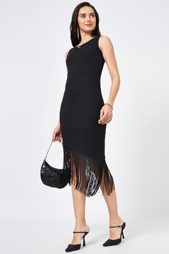 Annabelle by Pantaloons Women's Dress Jet Black