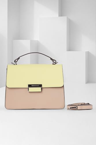 Van Heusen Women's Sling Bag- Square Multicolor, Yellow