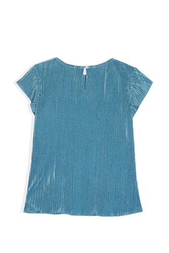Allen Solly Girl's Regular Fit Blouse (AGTSERGFK45940_Blue