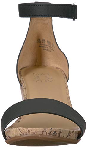 Naturalizer Womens Areda Black Wedge Sandals 8.5 M