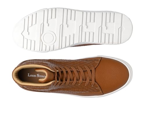 LOUIS STITCH Russet Tan Sneaker for Men | Comfortable Ankle Boot Sneaker | LSP-SNK-AVI007-TN | UK-11