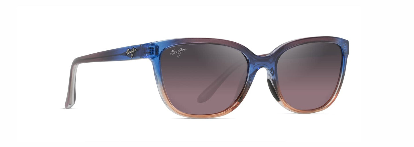 Maui Jim Waterman HT410-11B Titanium Wrap Frame, Polarized HT Lenses, with Patented Lens Technology Women's Sunglasses (RS758-13A, Rose)