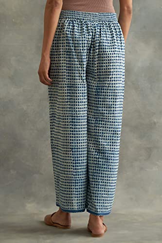 Folksong Pure Cotton Strechable Parallel Pants for Women | Pure Cotton Parallel Pants for Women | Trousers for Women | W for Woman