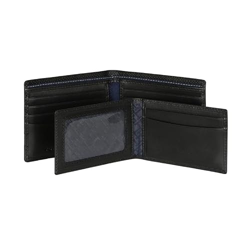 TOMMY HILFIGER Wallet of Men, Black-Regular, Argenta | Wallet for Men Leather Original