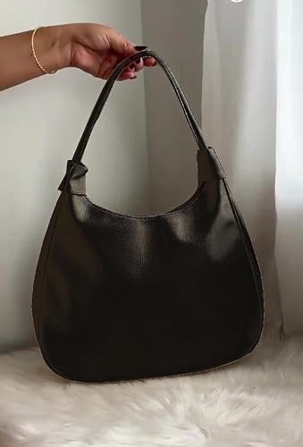 SIBY Hobo Underarm Shoulder Bags for Women's (Black)