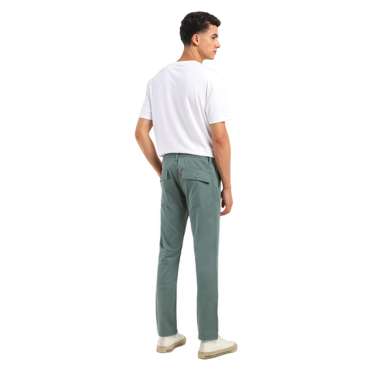 Levi's Men's Slim Casual Mid Rise Pants (000US-0002_Green, 34