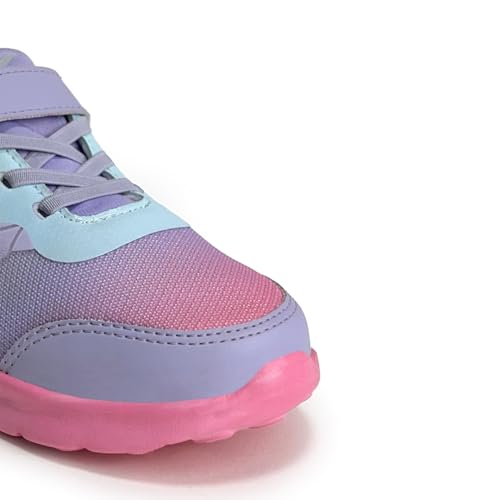 KazarMax Hopits Pink Purple Surge Lightweight Sneakers Shoes for Kids Girls-13 Kids UK