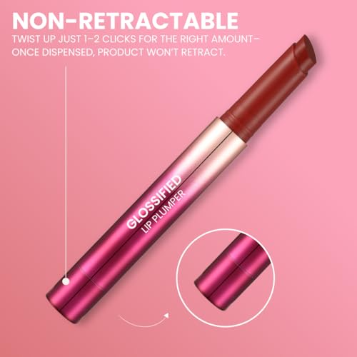 Typsy Beauty Glossified Lip Plumer- Soju Shot 05 | 3-in-1 | Hydrating & Nourishing Lip Balm | Instant Fullness with Lip Plumper | High Shine Lip Gloss | Formulated In Korea | 2.6gm