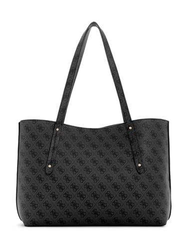 GUESS Coal Logo Printed Brenton Tote Bag